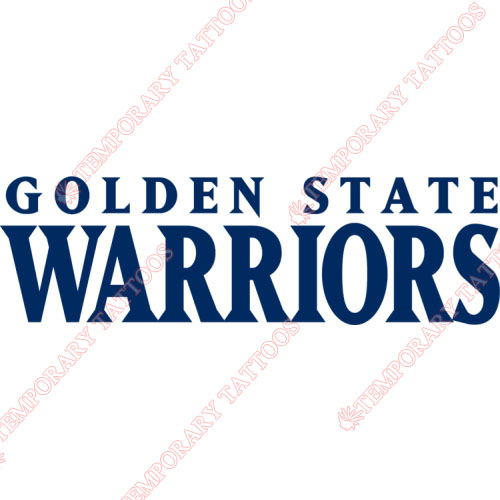 Golden State Warriors Customize Temporary Tattoos Stickers NO.1013